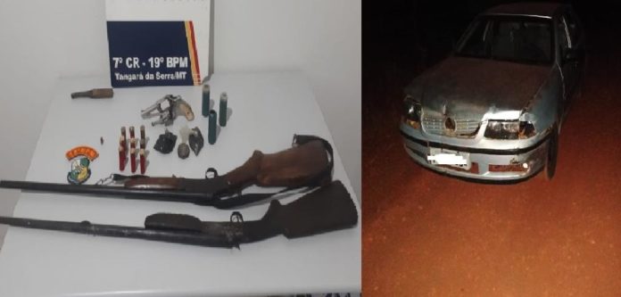 Homem faz falsa comunicação de crime e armas de fogo são apreendidas