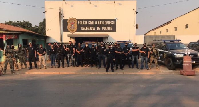 Operação Checkout cumpre 35 ordens judiciais em investigação de crimes graves em Poconé