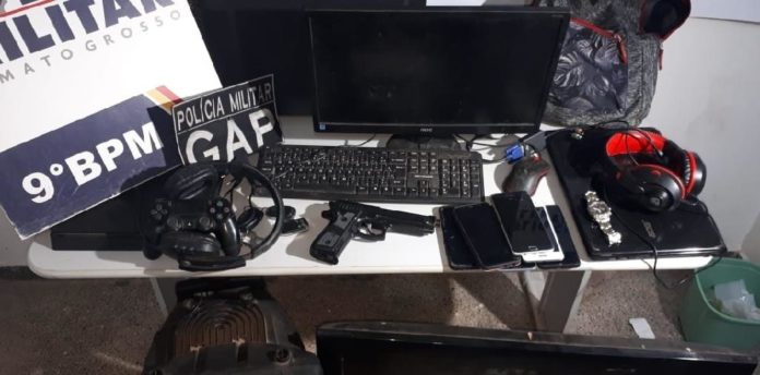 PM prende quadrilha que tinha acabado de roubar residência em Cuiabá