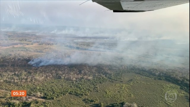 Incêndios atingem Pantanal e Parques do Xingu e de Chapada dos Guimarães em Mato Grosso
