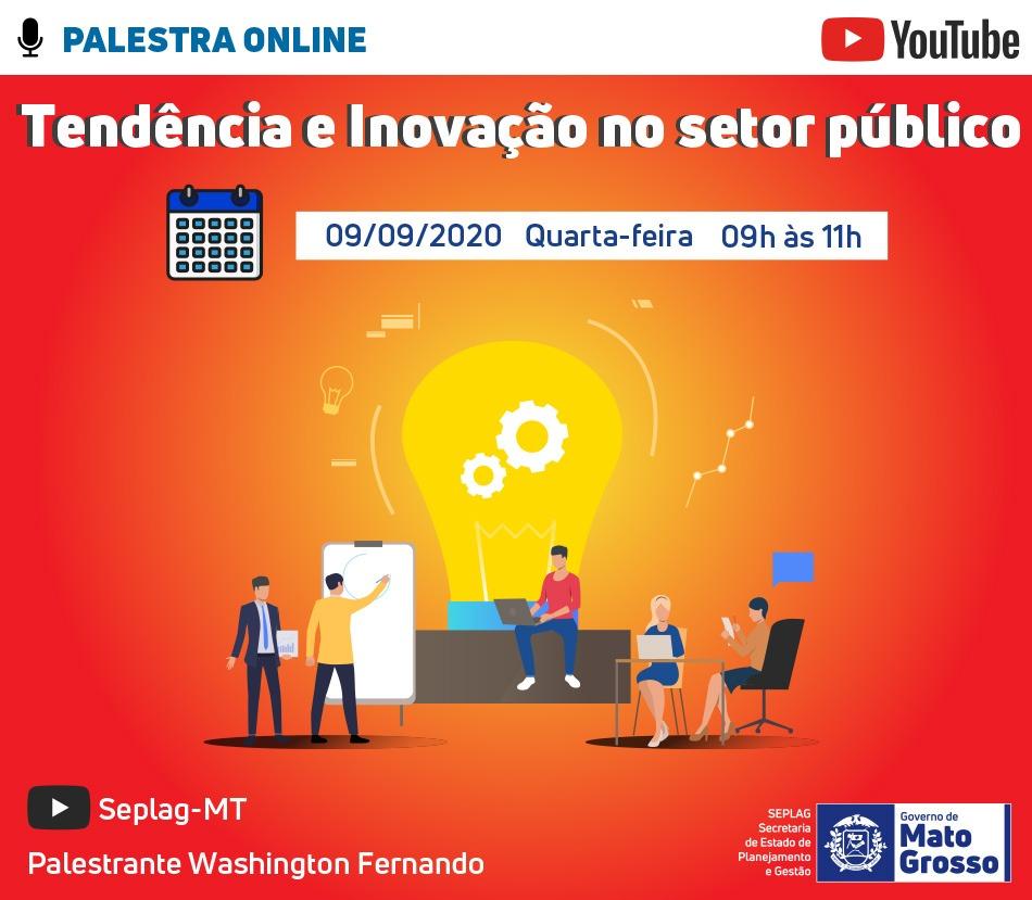 Palestra online aborda tendências e inovações para o setor público