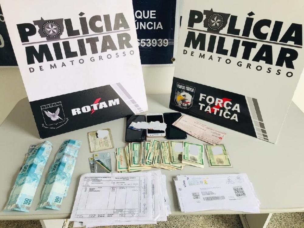 Rotam prende 35 pessoas, recupera R$ 25 mil e desarticula cinco quadrilhas de estelionatários em MT