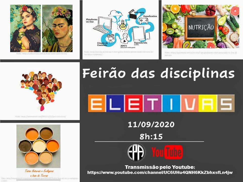 Alunos de escola plena escolhem disciplinas eletivas pela internet; entenda