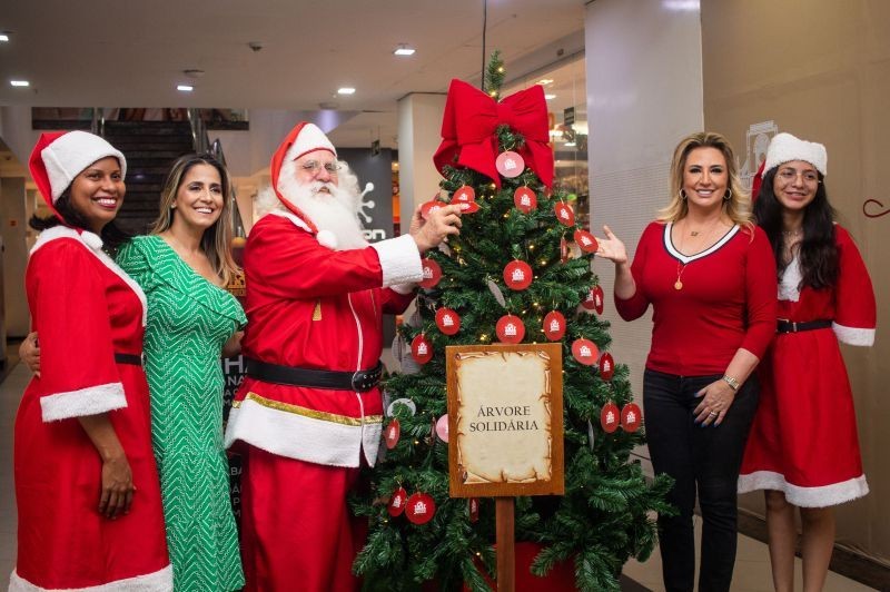 Projeto Árvore Solidária é lançado pela primeira-dama Márcia Pinheiro no Shopping 3 Américas