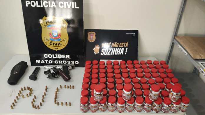 Homem investigado por violência doméstica é preso com duas armas de fogo em Mato Grosso