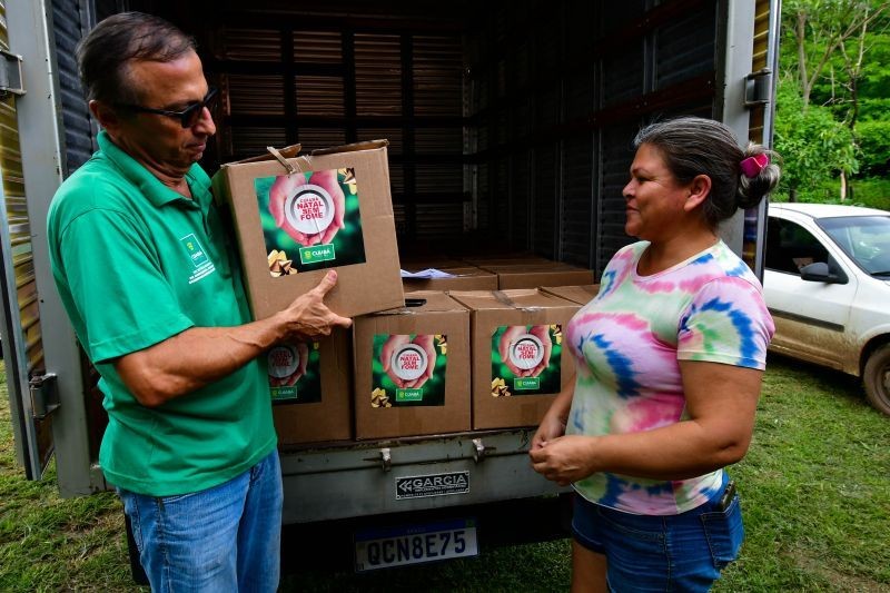 Núcleo de Apoio à Primeira-dama encerra o ano com entregas de cestas básicas, brinquedos e móveis