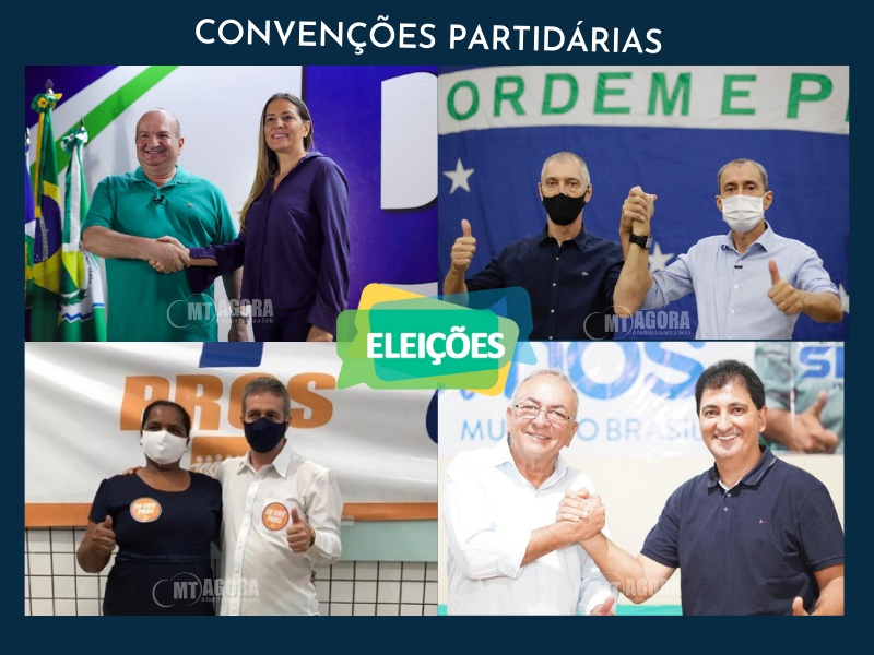 Convenções definem quatro candidatos a majoritária em Lucas do Rio Verde