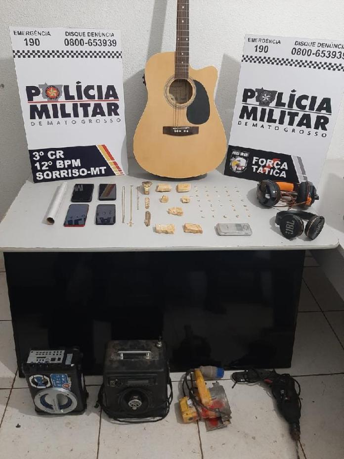 Força Tática prende suspeitos, apreende drogas e fecha boca de fumo em Sorriso