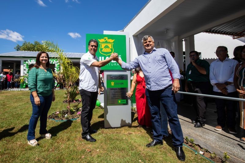 Prefeito Emanuel Pinheiro entrega CEIC Colomba Cacélia totalmente reformado