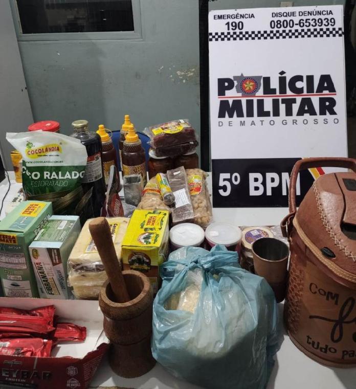 Ação Rápida: Polícia prende suspeito e recupera produtos de loja antes de dono descobrir arrombamento