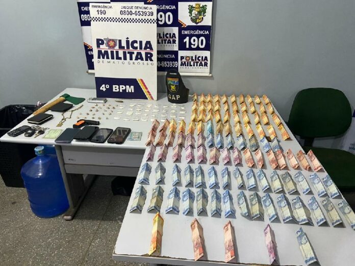 GAp prende mulher que comandava boca de fumo para o marido no Água Vermelha