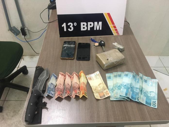 Homem com mandado de prisão em aberto é preso em Lucas do Rio Verde com drogas