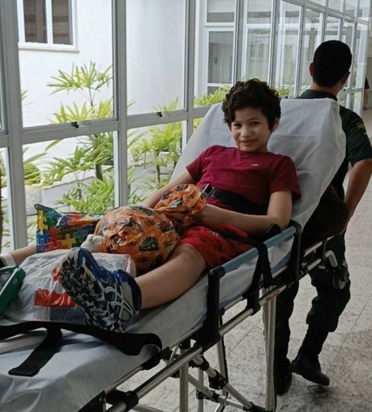?Xodó? da equipe pediátrica, Gabriel, que passou quase 2 anos internado no HMC, recebe alta definitiva