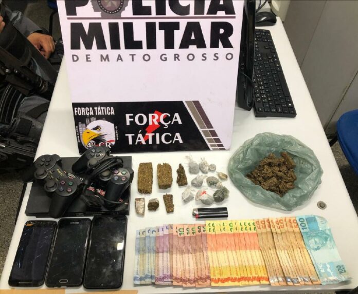 Três são presos em Rondonópolis com drogas