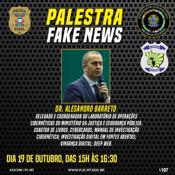 Acadepol promove palestra on-line para servidores com tema ‘Fake News’
