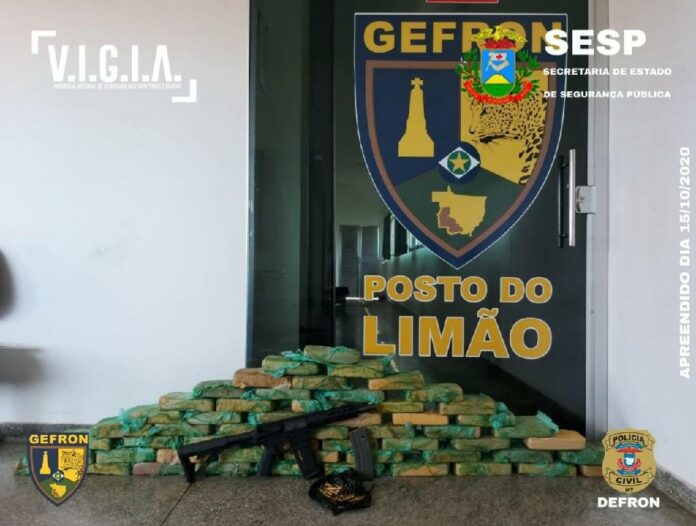 Polícia apreende 58 quilos de drogas no interior de MT
