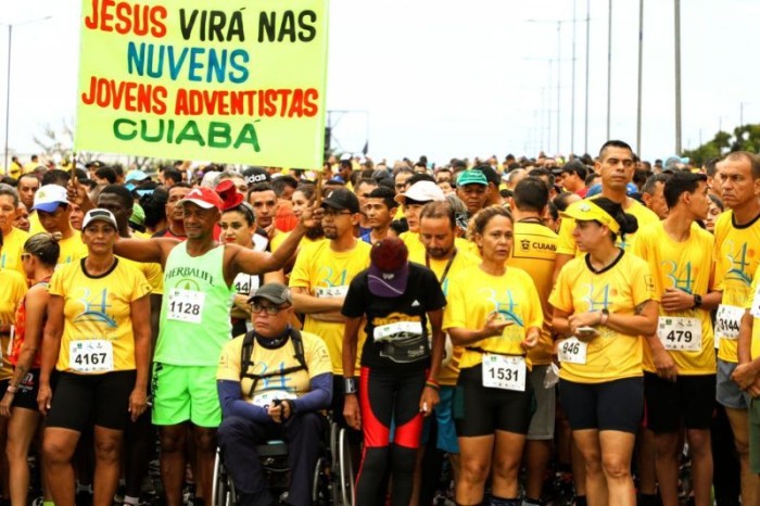 Casal vence prova da corrida Bom Jesus de Cuiabá: