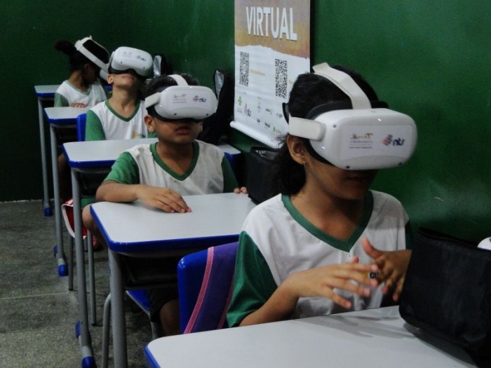 Educativo Itinerante leva obras de Claude Monet para escolas públicas de Cuiabá