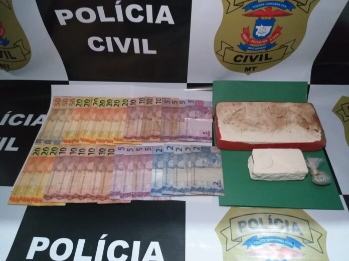 Suspeito de armazenar droga a mando de facção criminosa é preso em flagrante em Confresa