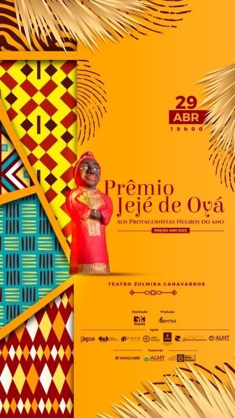 Prefeitura de Cuiabá é parceira do ?Prêmio Jejé de Oyá? 2023 que acontece nesse sábado (29)