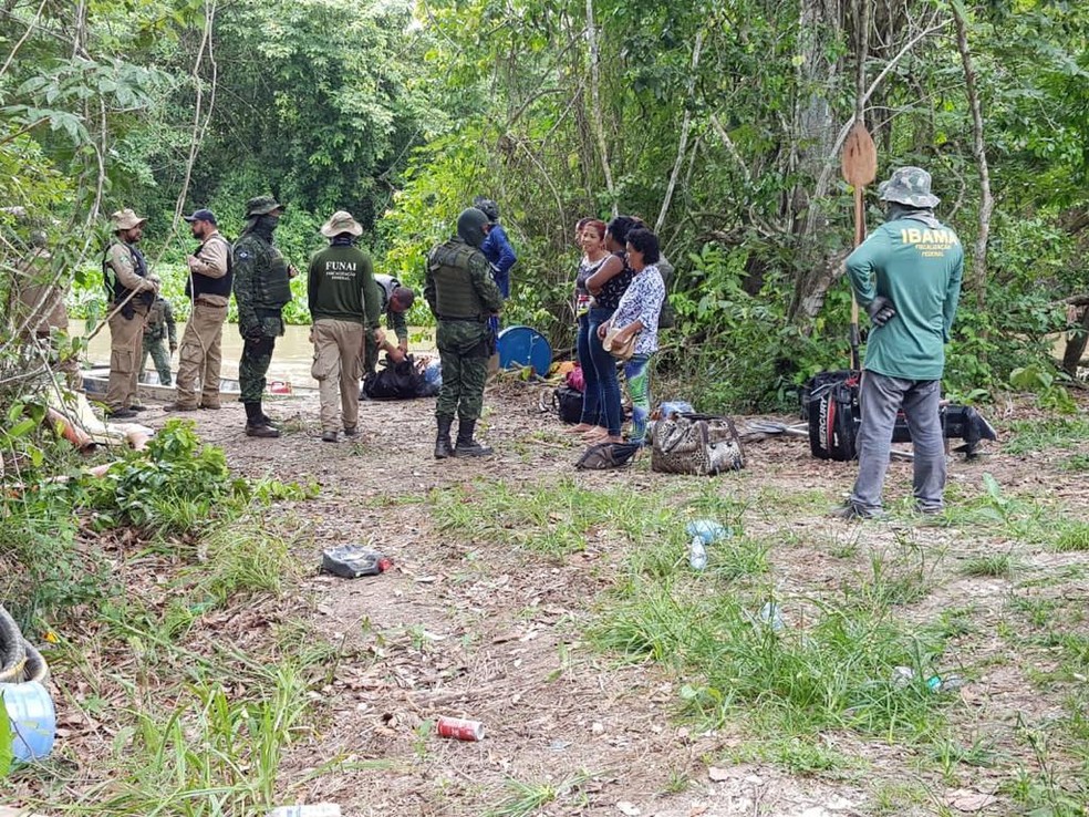 Operação conjunta em terra indígena prende 33 suspeitos de garimpagem ilegal em MT
