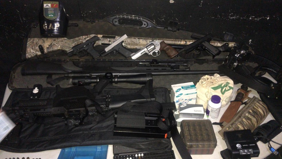 Atirador esportivo é detido com sete armas ao ser flagrado embriagado em MT
