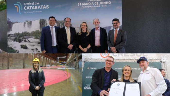 Ministra Daniela Carneiro prestigia Feira de Turismo e Negócios em Foz do Iguaçu (PR)