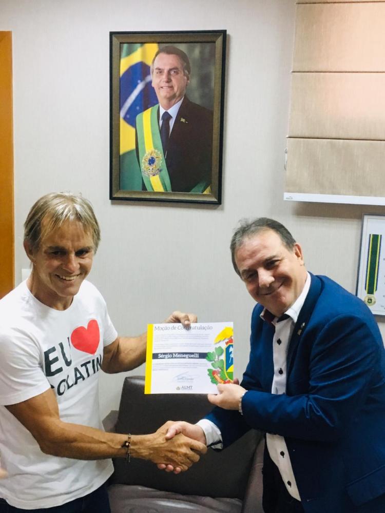 Fávero presta homenagem ao prefeito de Colatina-ES