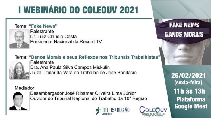 Presidente da Record TV participa de debate sobre fake news