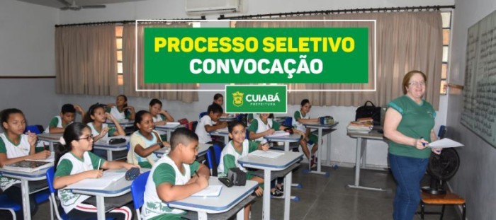 Prefeitura de Cuiabá convoca candidatos aprovados nas funções de Professor, TDI e ASG