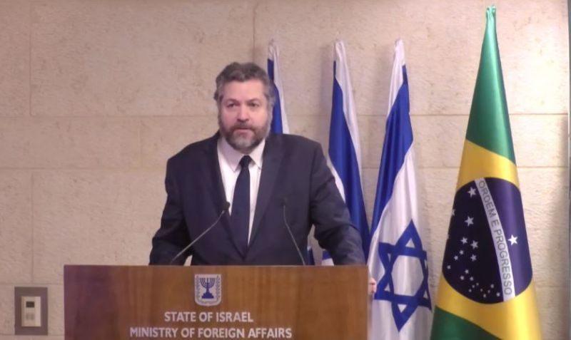 Araújo anuncia intercâmbio entre Brasil e Israel no combate à covid