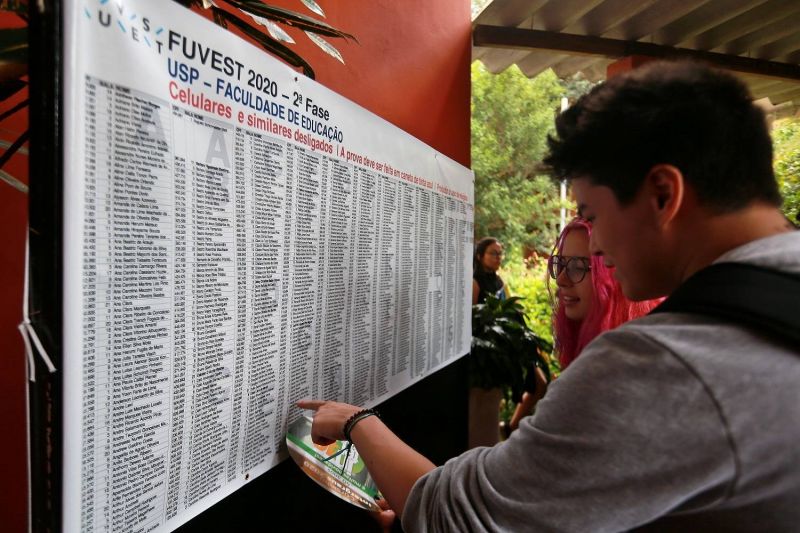 Fuvest divulga segunda chamada do vestibular 2021