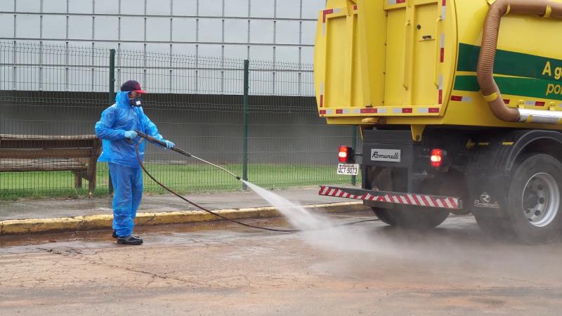 Higienização da cidade de Lucas do Rio Verde