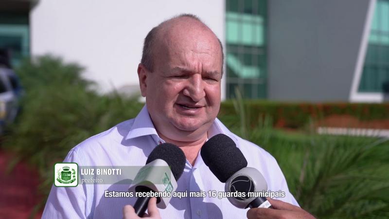 Apresentação novos guardas municipais