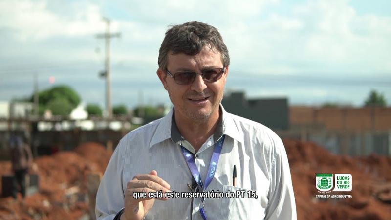 Construção reservatórios de água