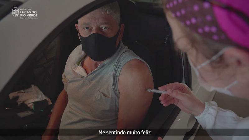 Vacinação Covid-19 - Drive-thru para idosos 60+